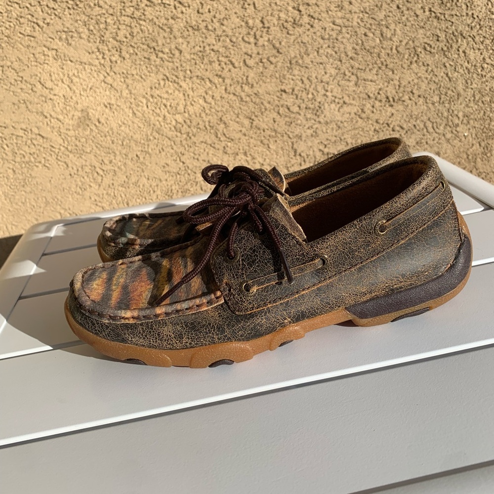 Twisted X leather loafers size 6.5M